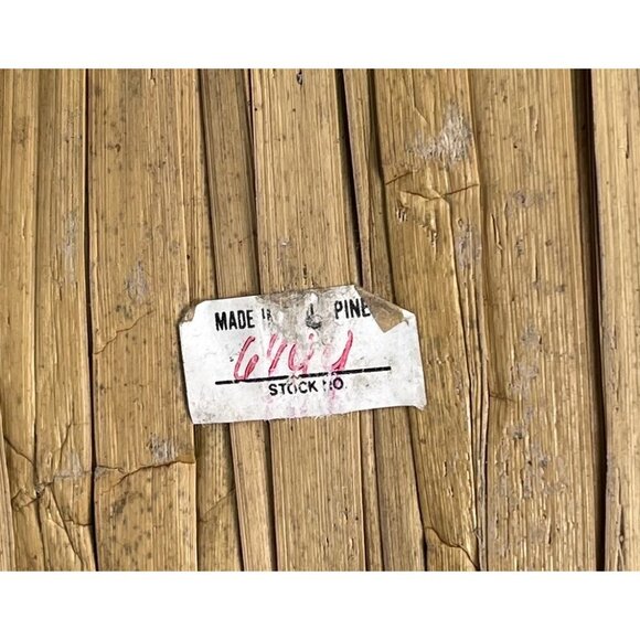 VTG Large 21" American Goose Carved Wood & Reed Decoy Rustic Home Decor Duck EUC - Picture 7 of 9